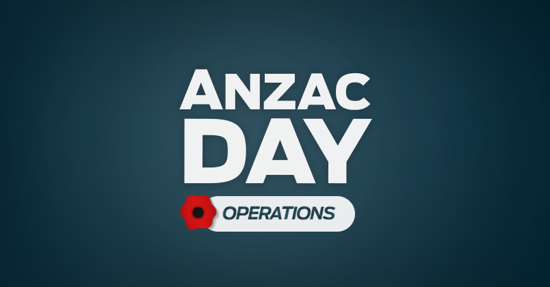 ANZAC Day Operating Hours