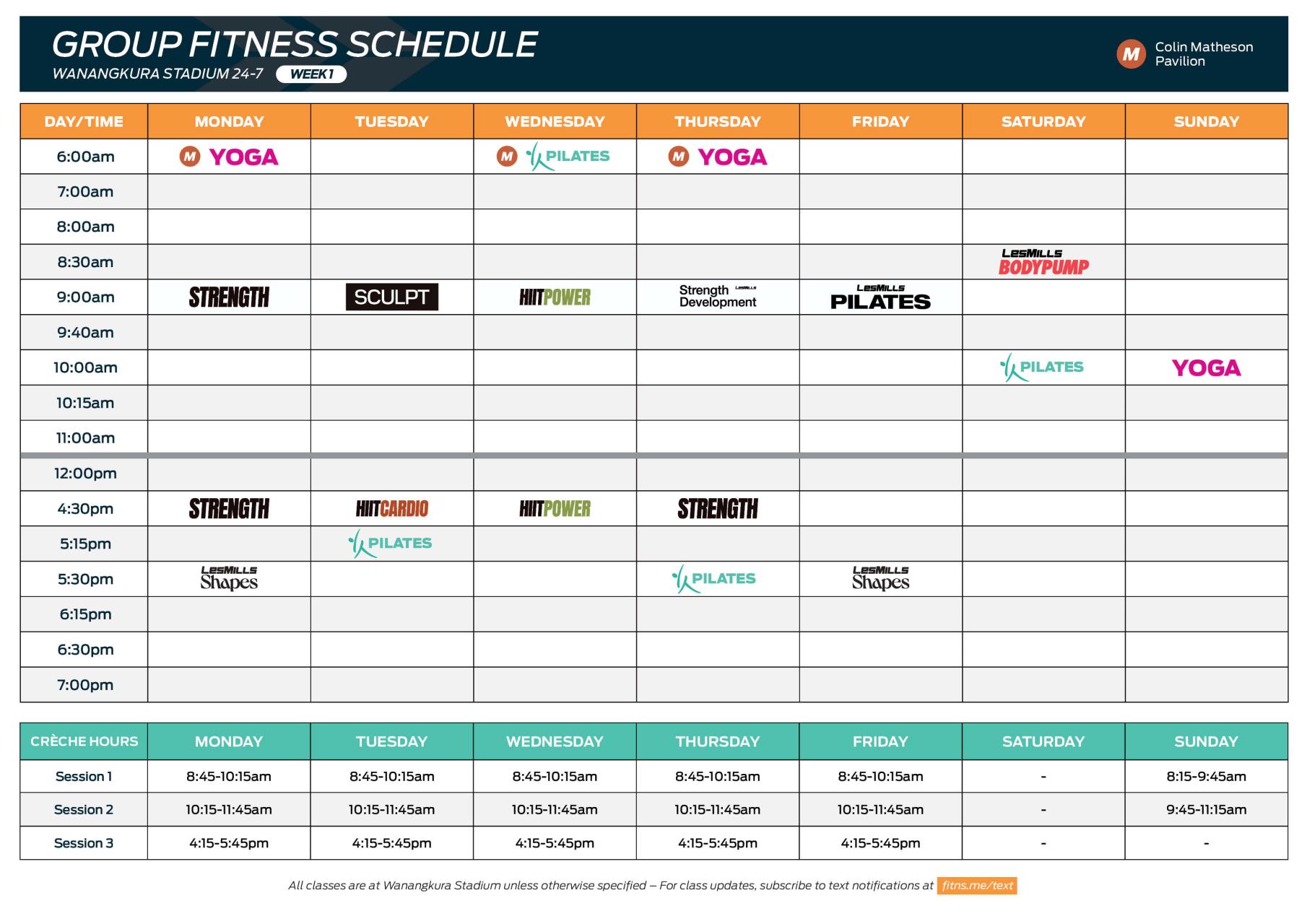 Timetable
