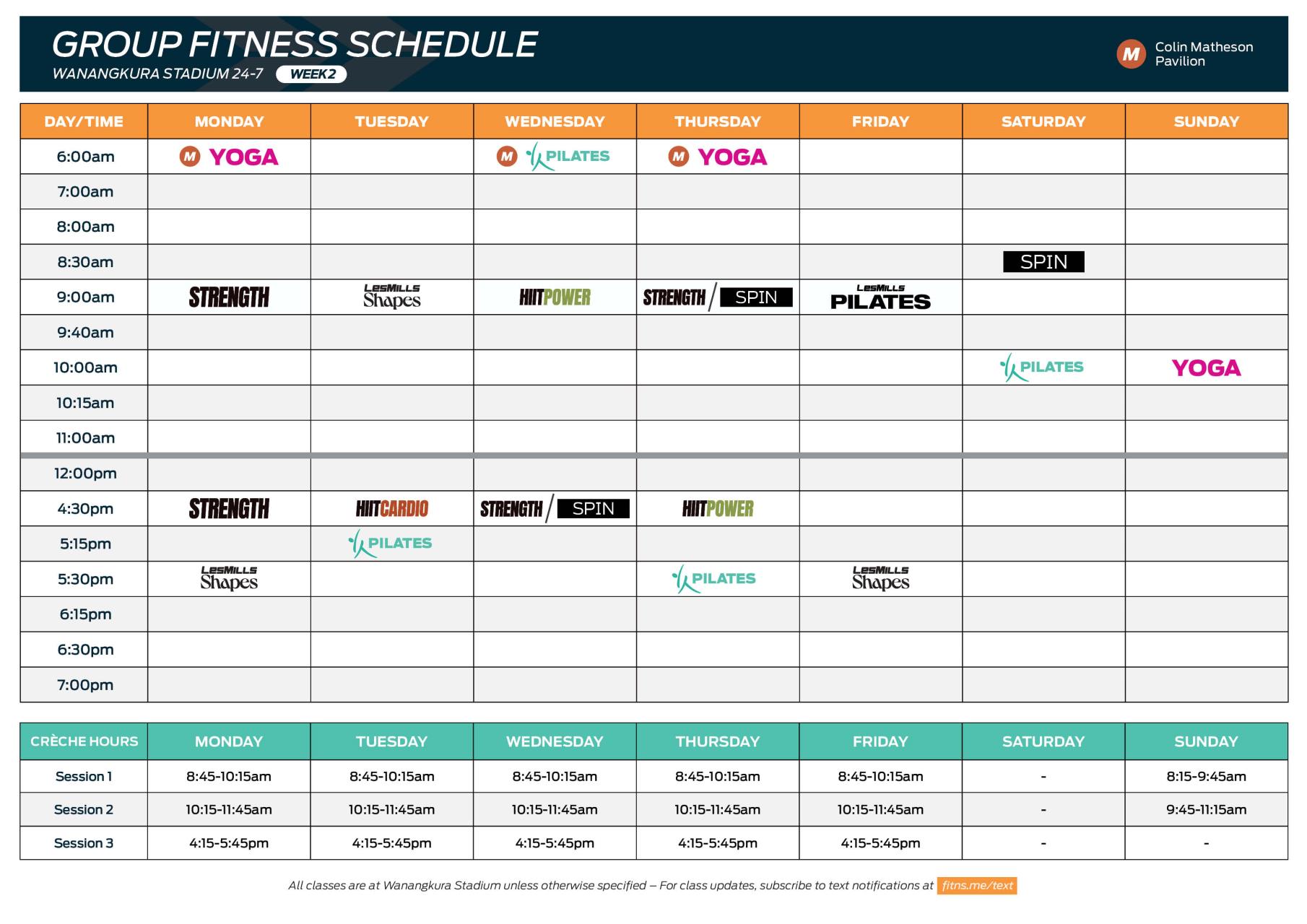 Timetable