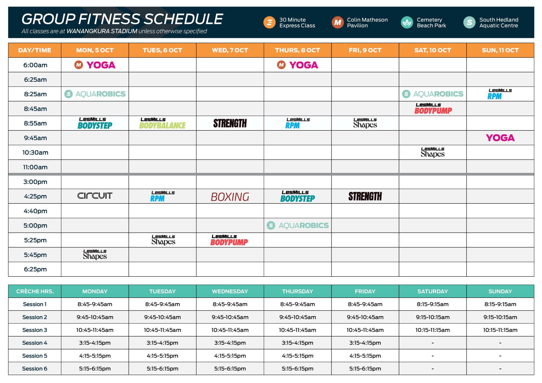 Timetable