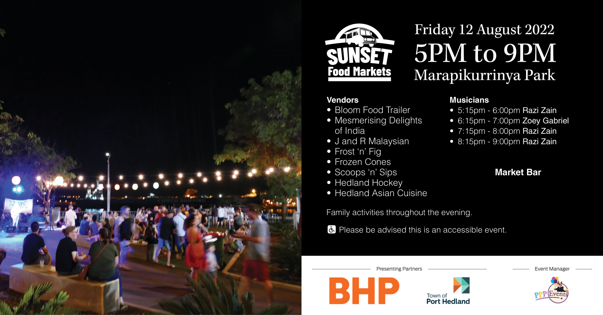 News Story - Sunset Food Market Information » Port Hedland Leisure