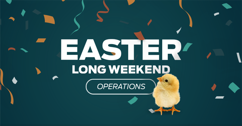 Easter Long Weekend Operations