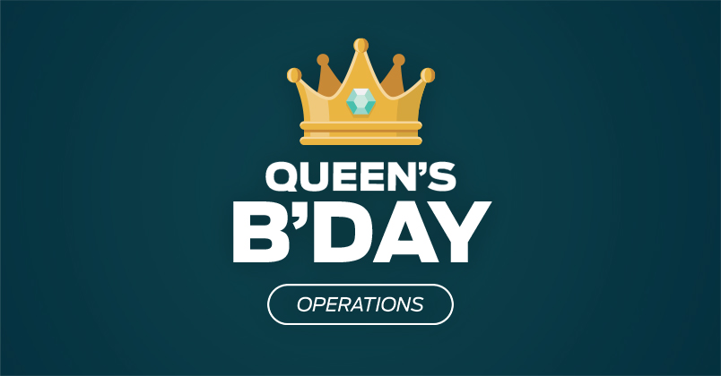 Queen's Birthday Operations